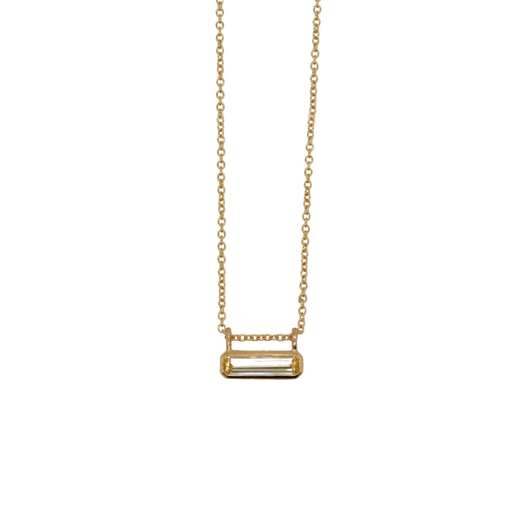 Shelter Anniversary Collection: One Of A Kind Yellow Sapphire Necklace