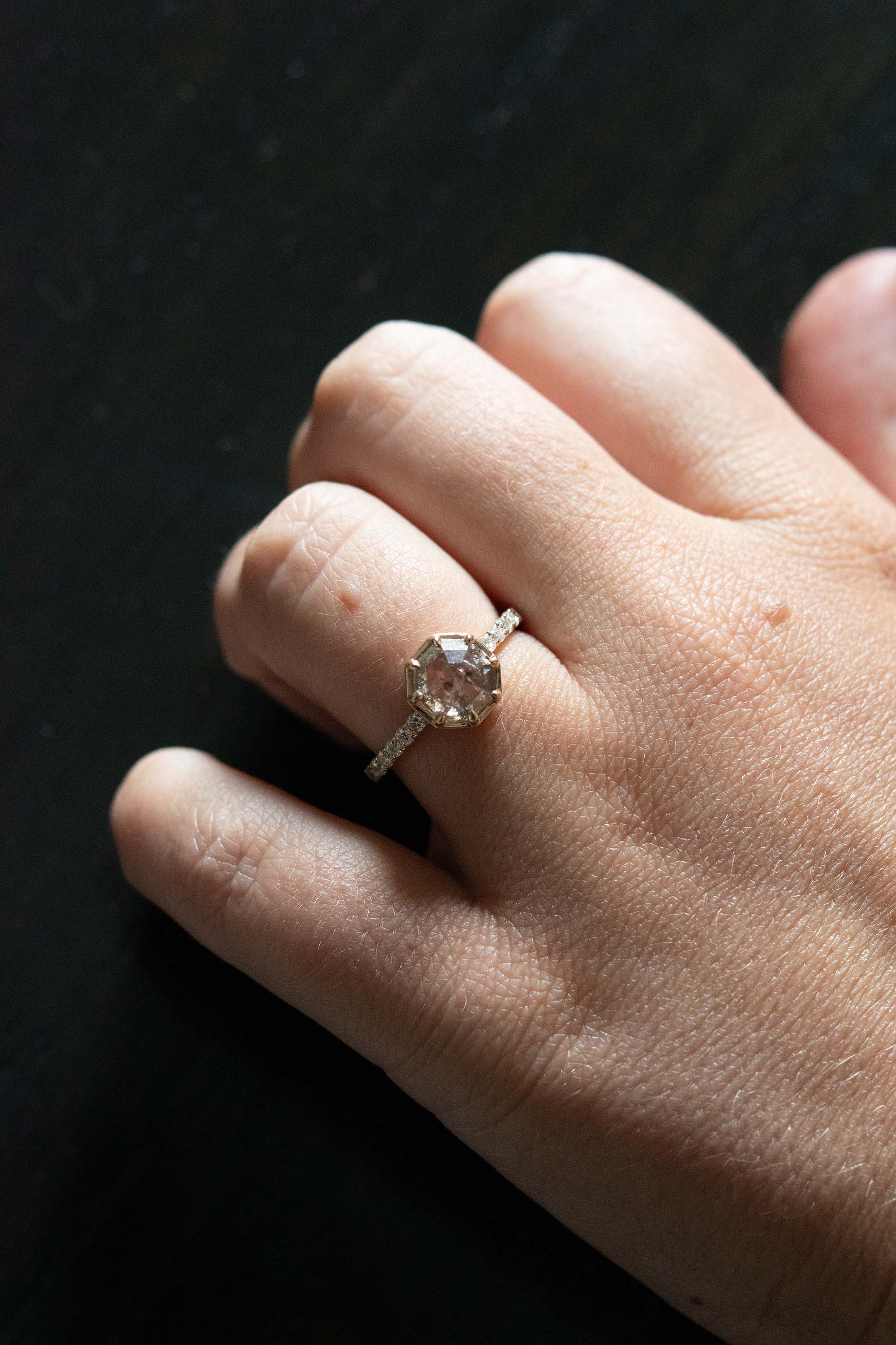 G' Initial Diamond Ring - 365D9SJADTSYG-G – Seita Jewelers