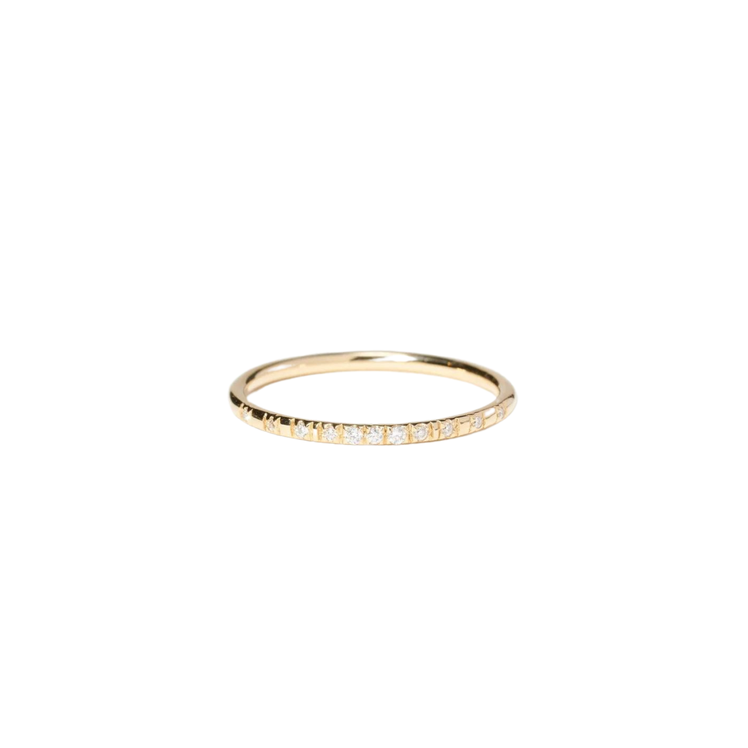 Small Graduated Diamond Band — Commitment, Curated