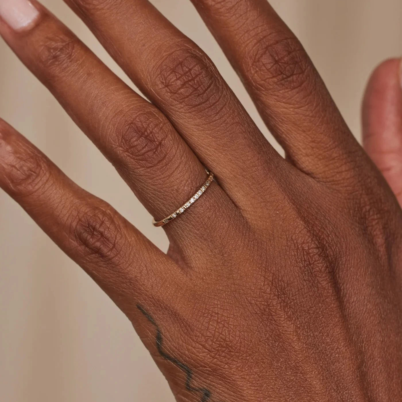 Small Graduated Diamond Band — Commitment, Curated
