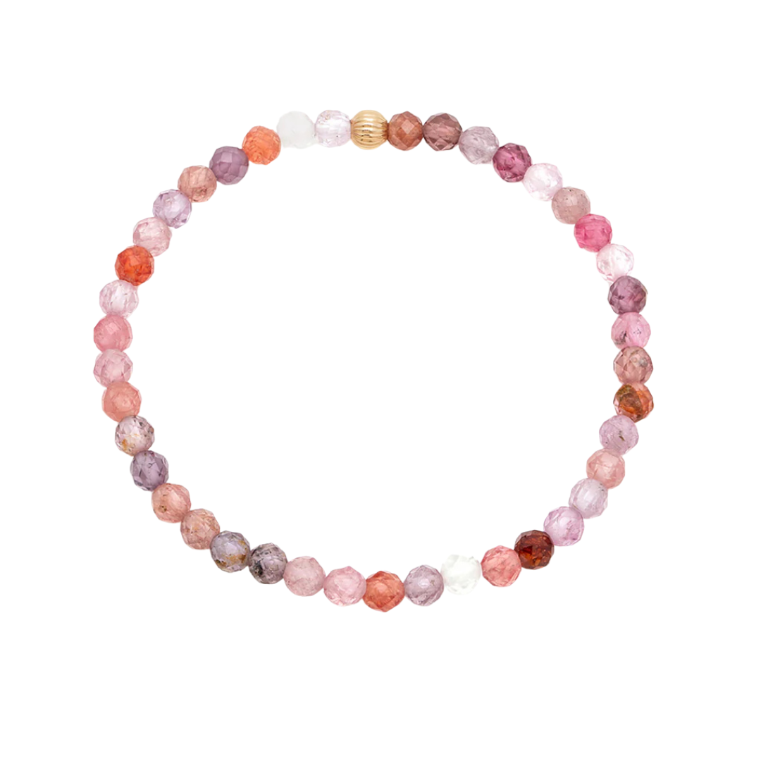 Social Mini Bracelet - Spinel