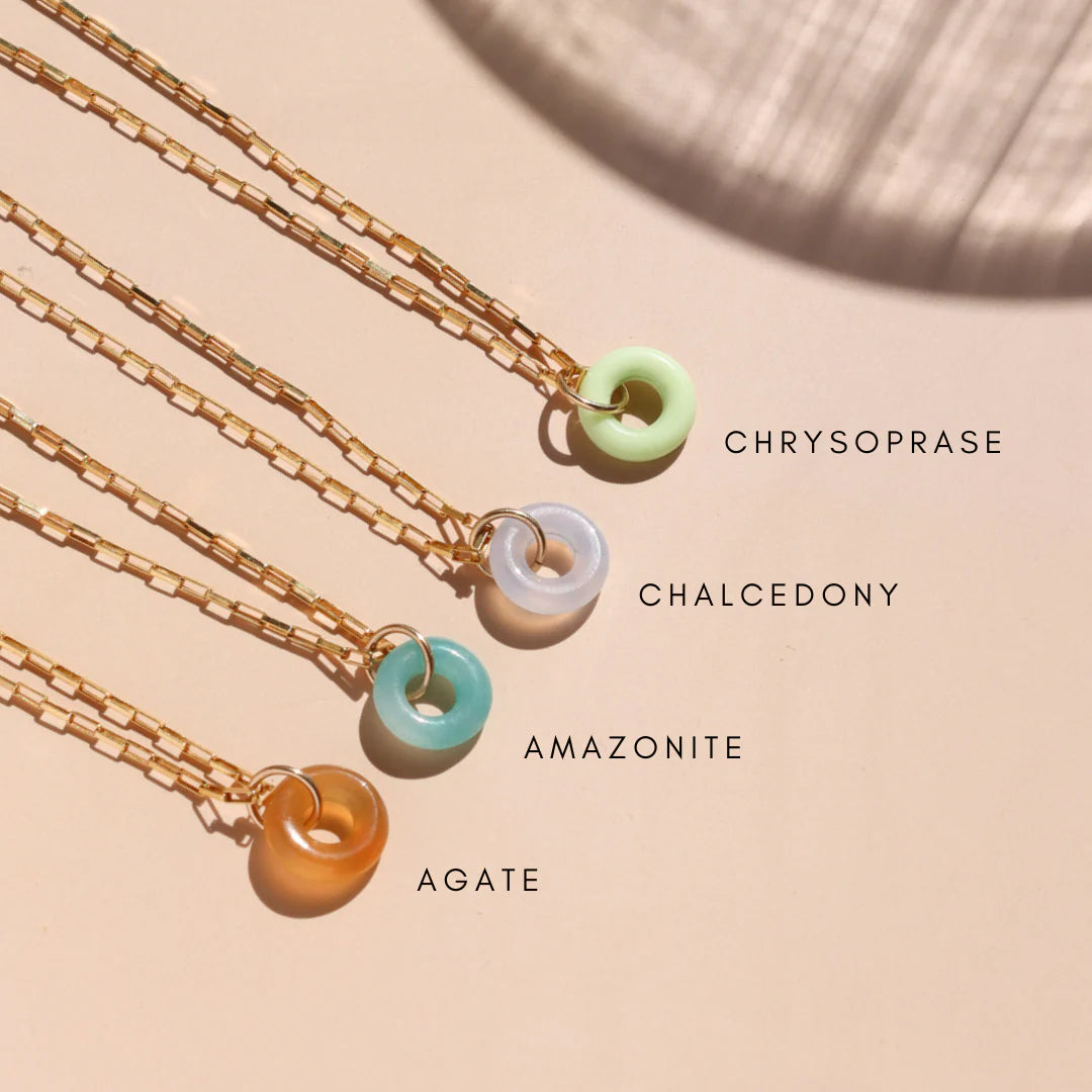 Full Circle Pendant - Agate