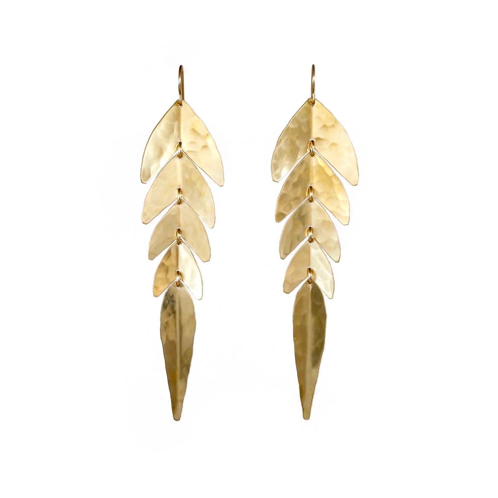 Swish Small Earrings - Brass