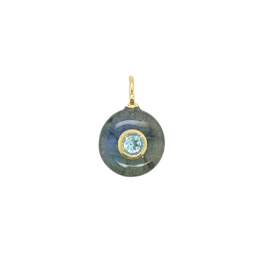 Labradorite + Blue Topaz Gemmie