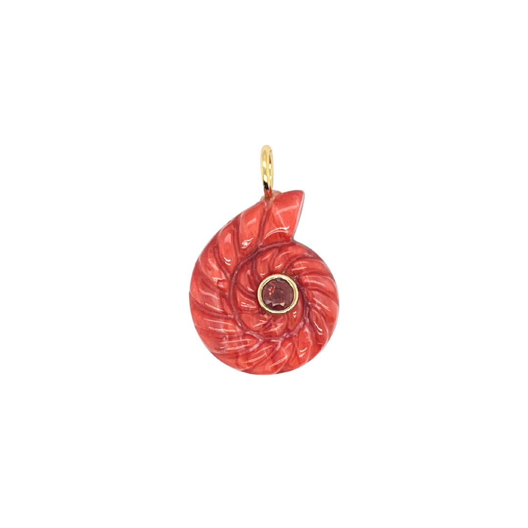 Spiny Oyster + Garnet Nautilus Gemmie