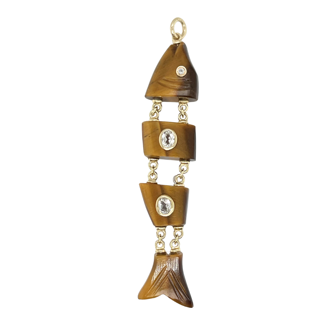 Articulated Tiger's Eye Fish Gemmie