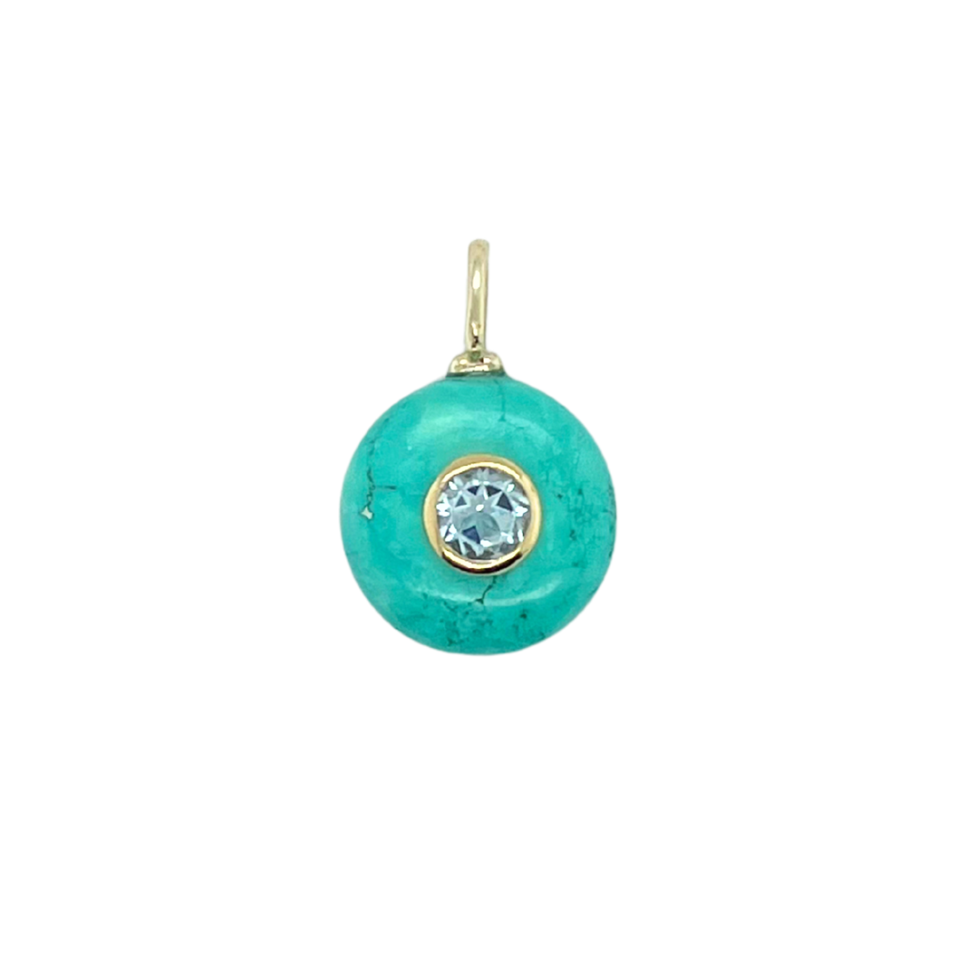 Green Turquoise + Blue Topaz Gemmie