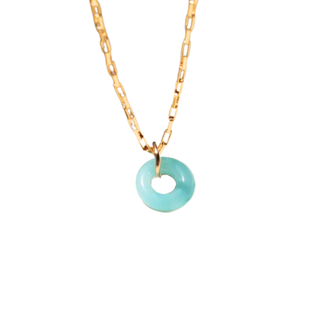 Full Circle Pendant - Amazonite