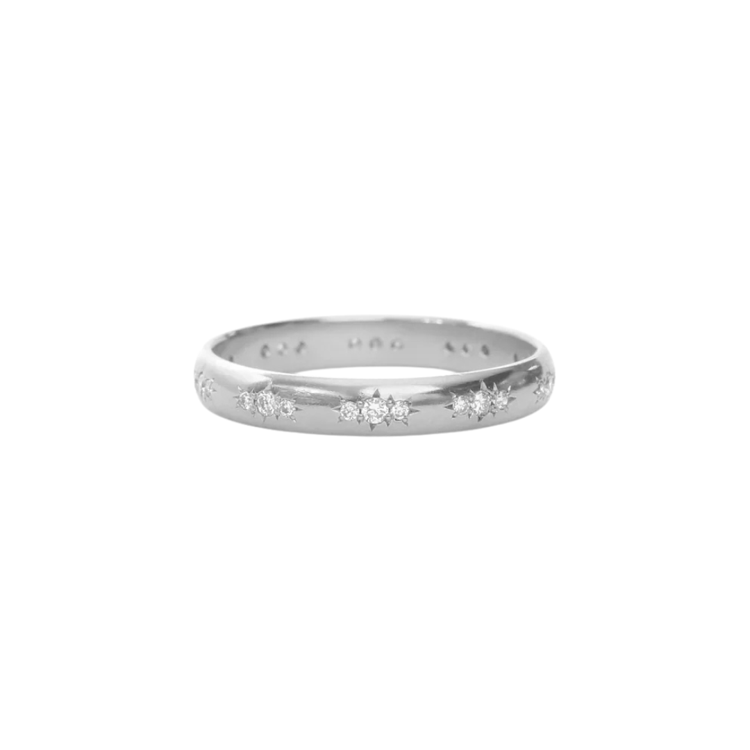 Clustered Diamond Cloak Band - 3mm — Tura Sugden Residency