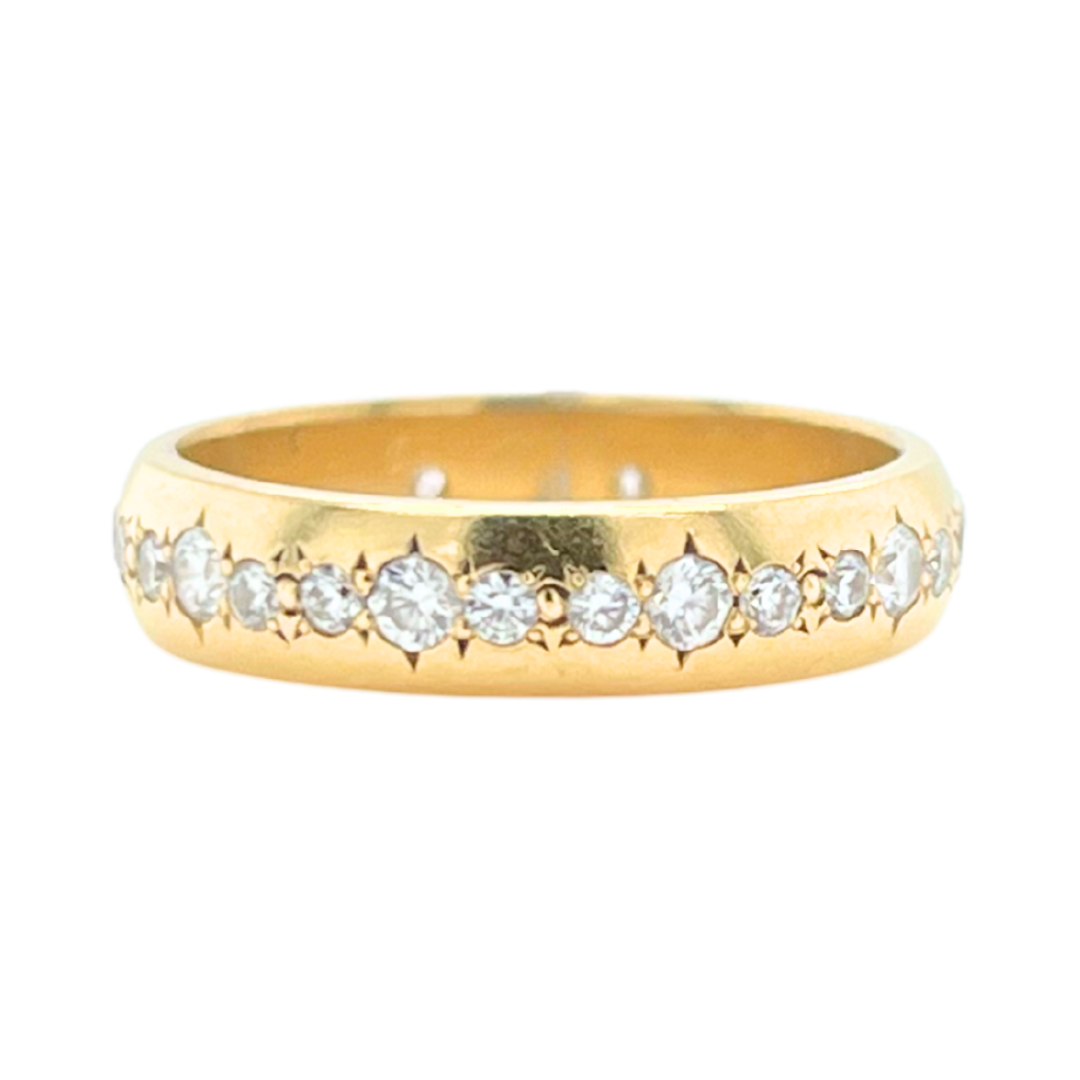 Full Diamond Cloak Band - 4mm — Commitment, Curated