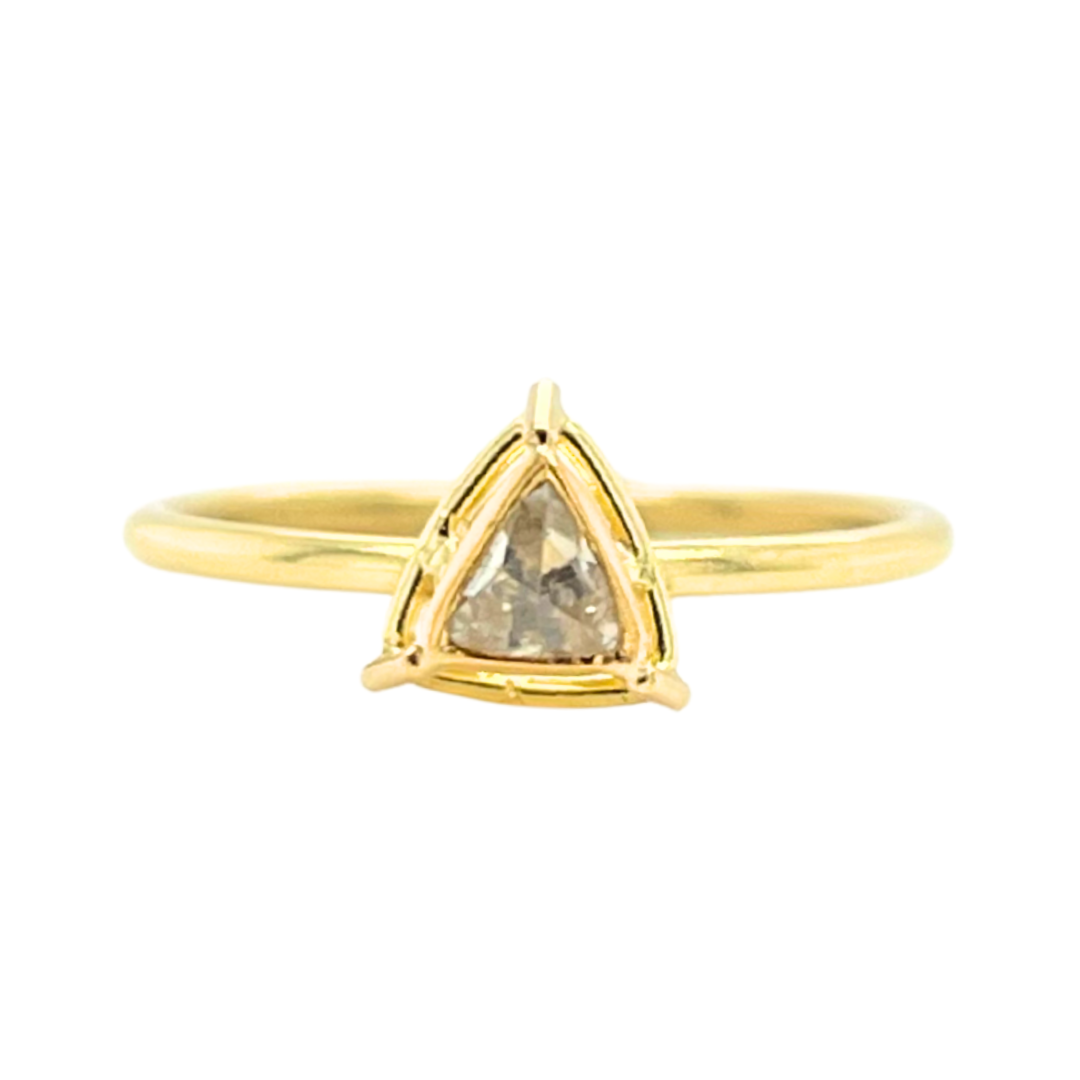 Triangle Antique Diamond Solitaire — Commitment, Curated