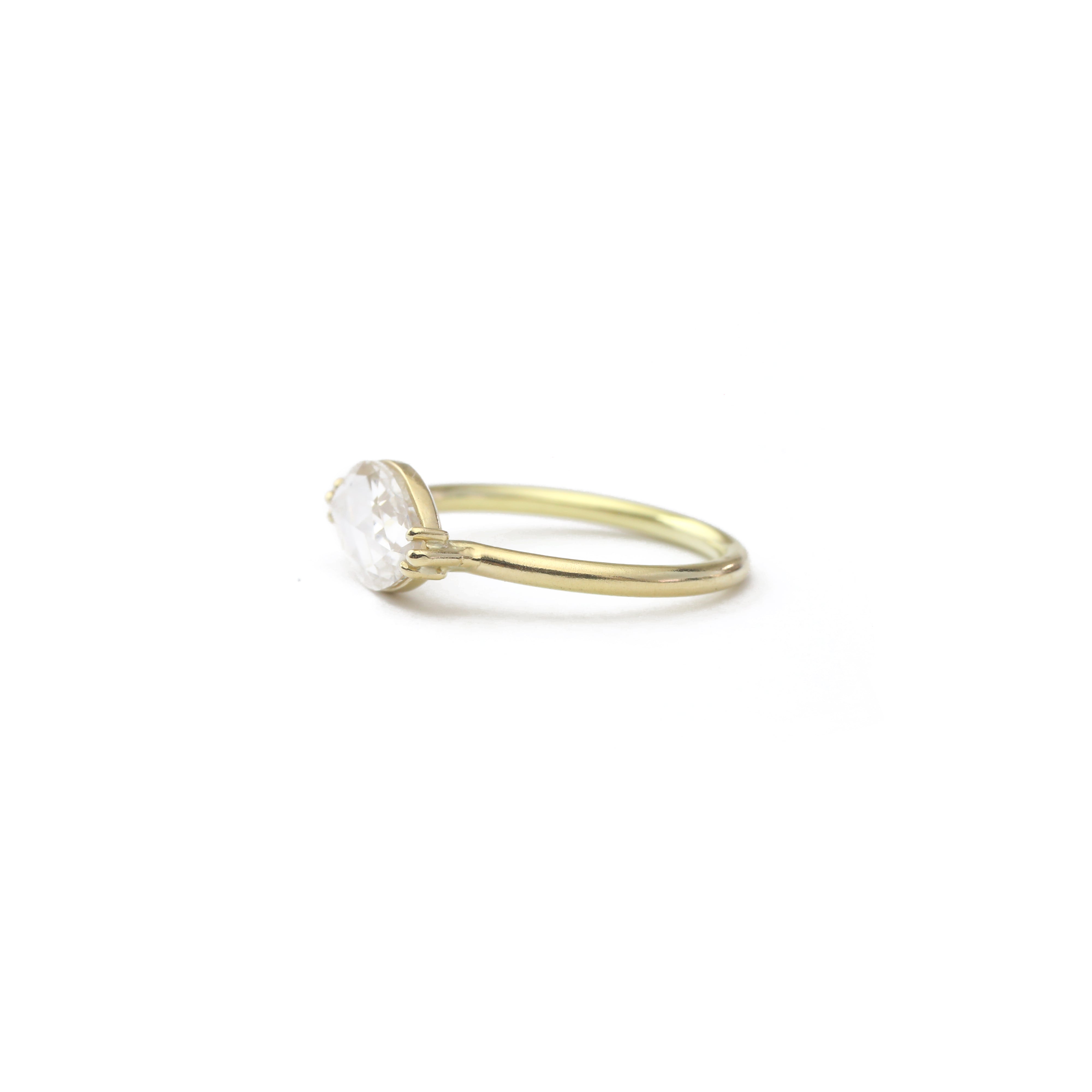 Marquise Rose Cut Diamond Solitaire — Commitment, Curated