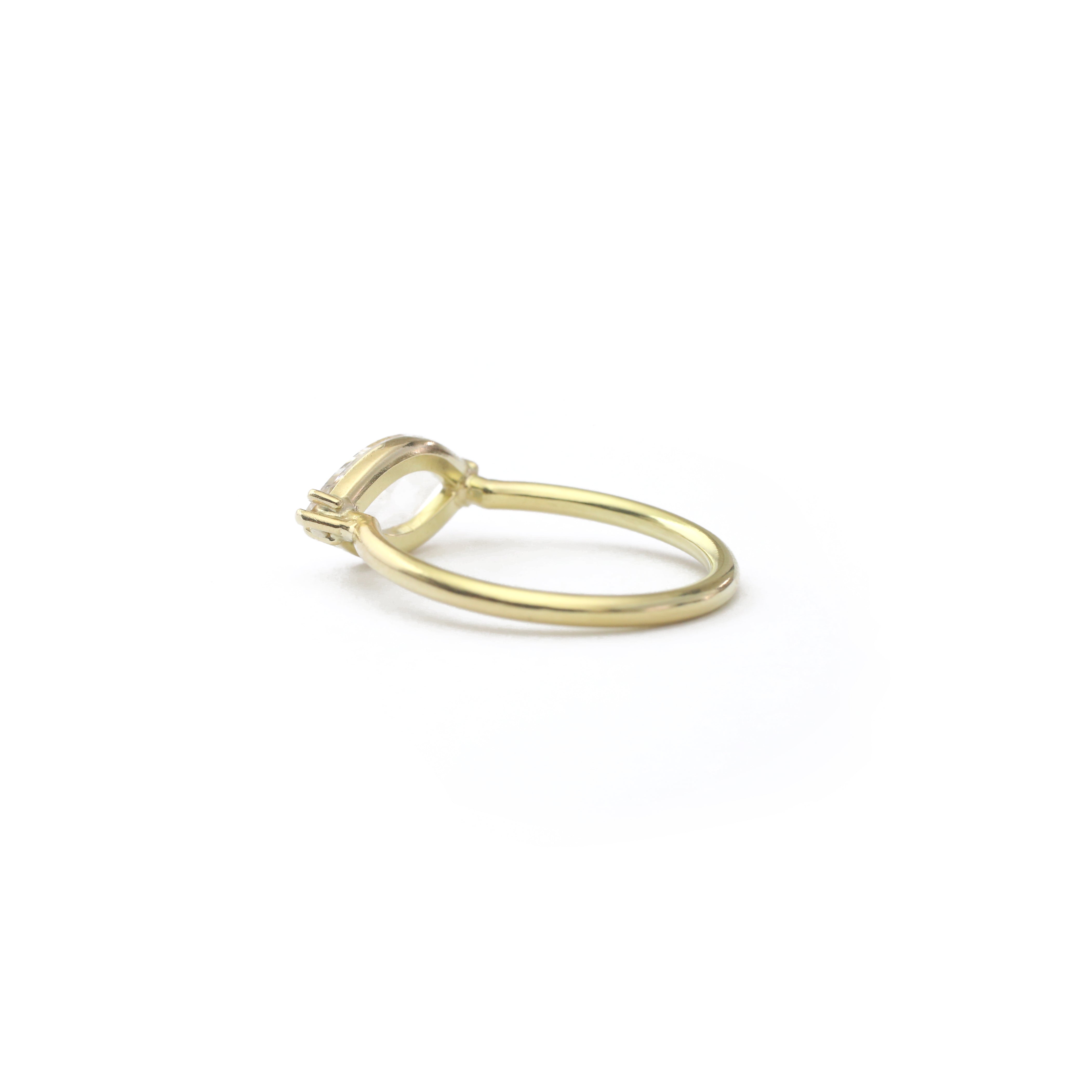 Marquise Rose Cut Diamond Solitaire — Commitment, Curated