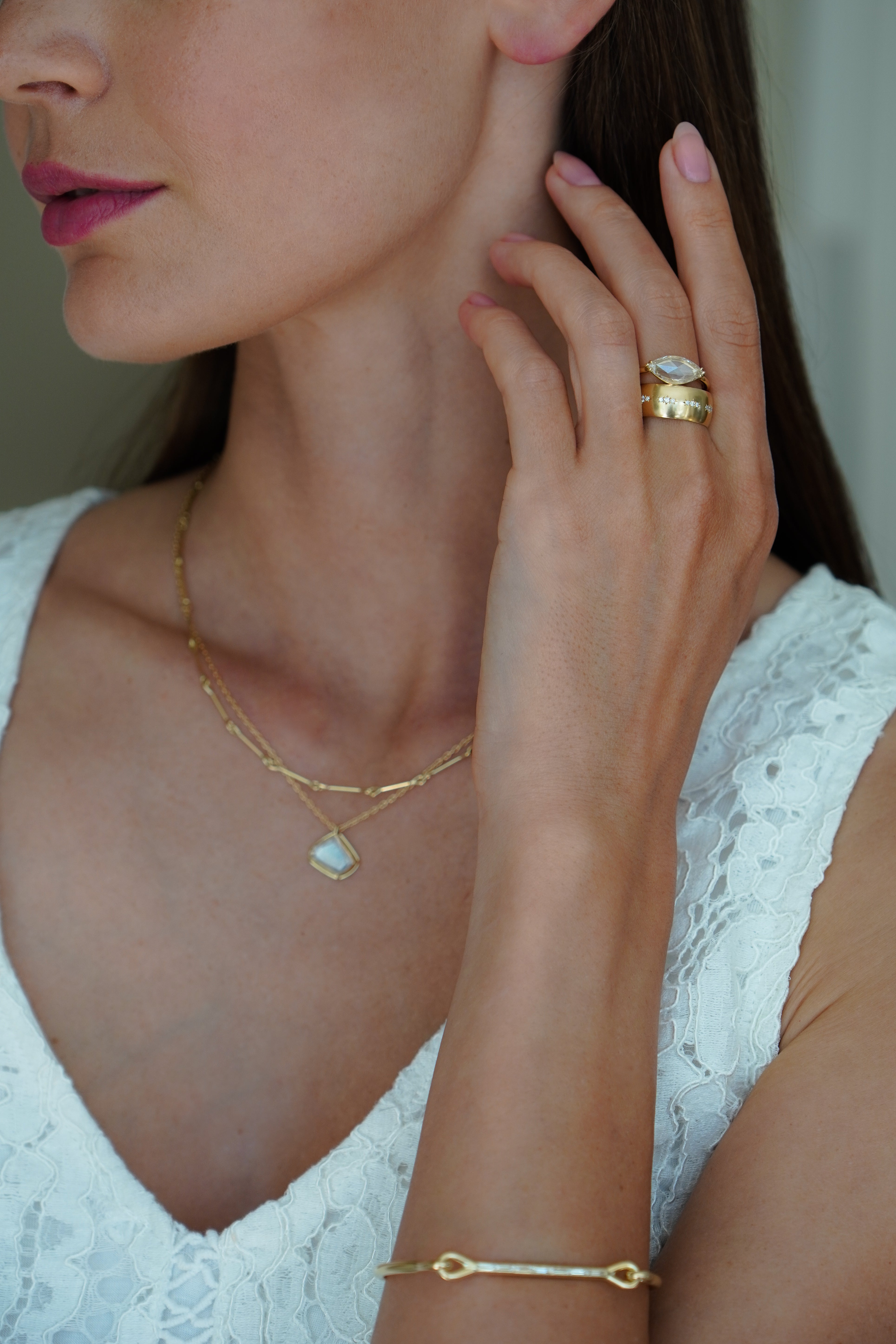 Marquise Rose Cut Diamond Solitaire — Commitment, Curated
