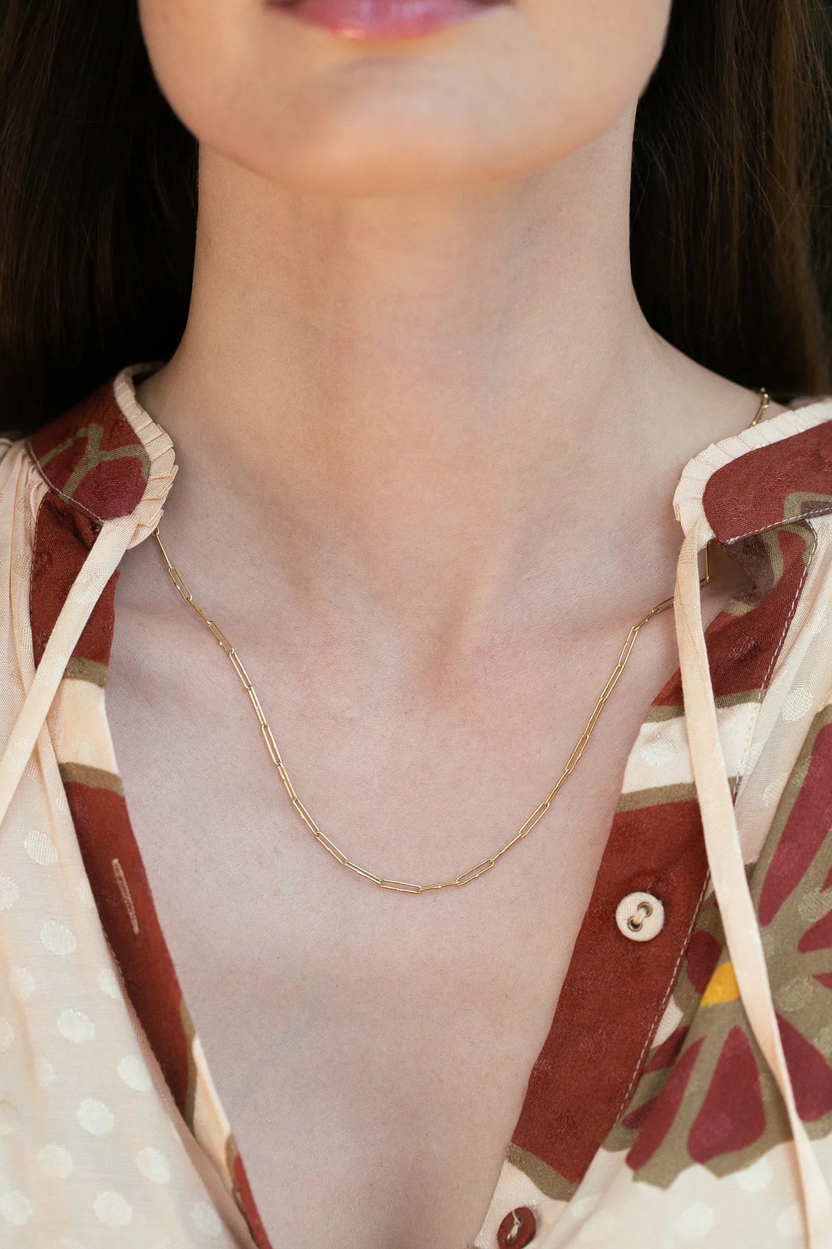 Elongated Silk Necklace — Tura Sugden Residency