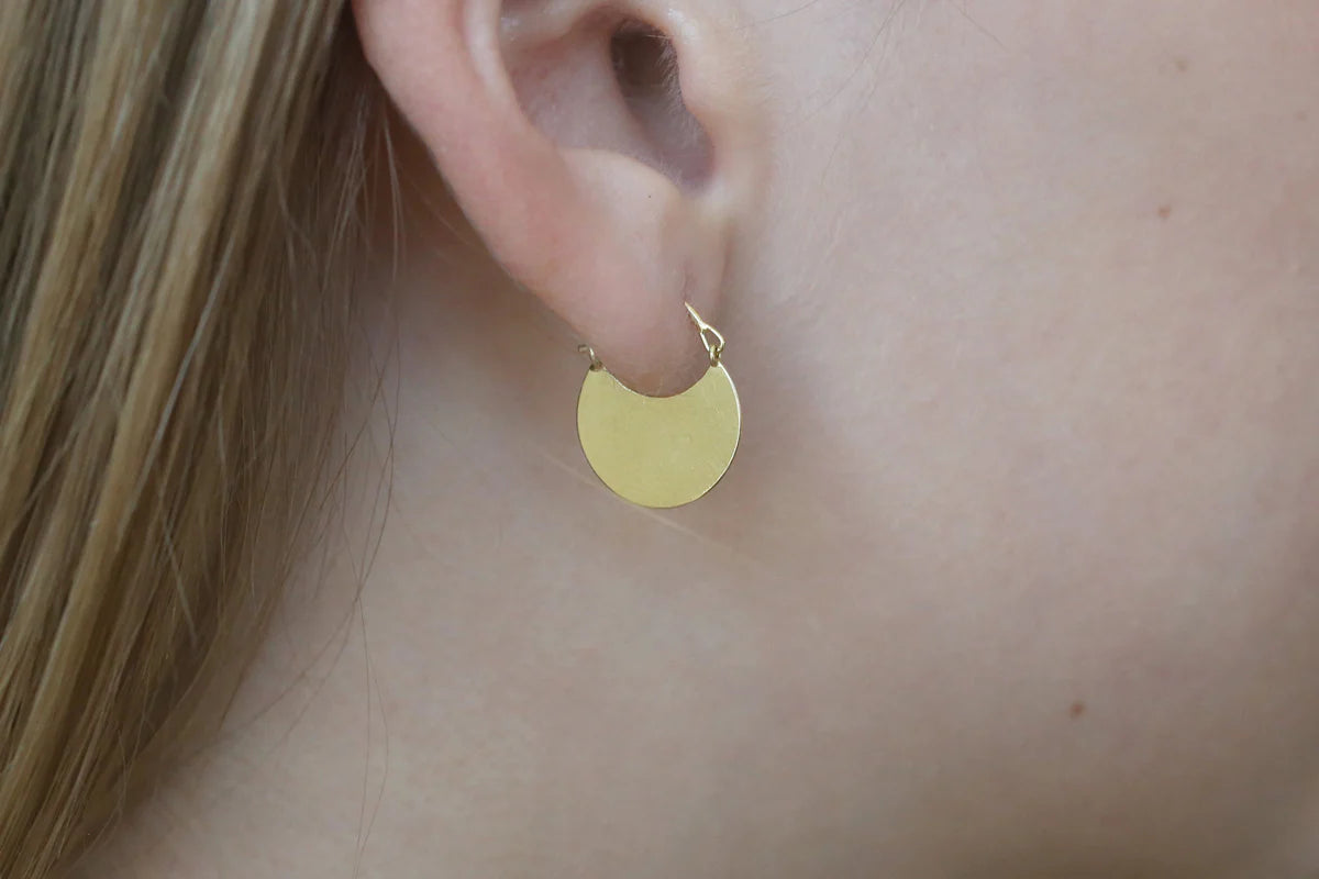 Flare Earrings - Circle — Tura Sugden Residency