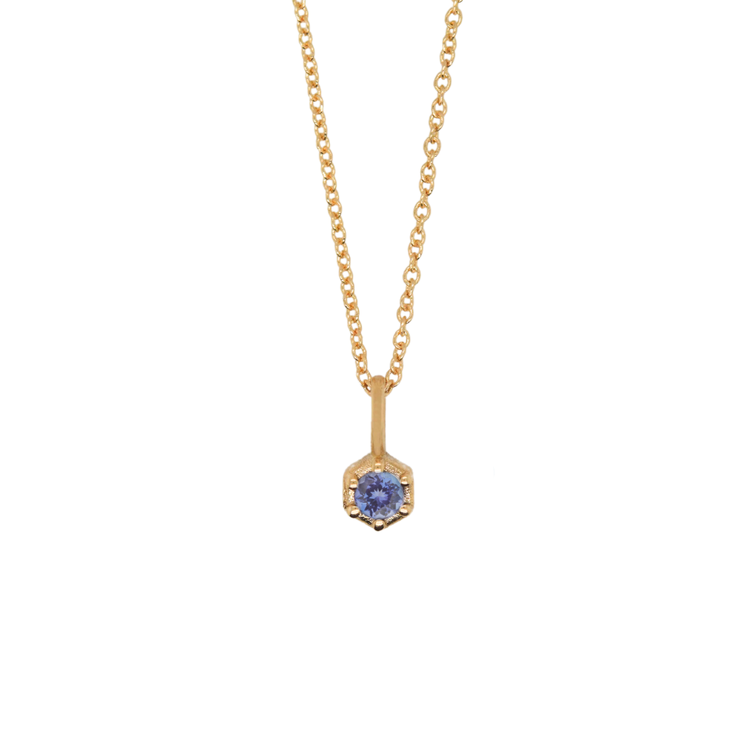 Birthstone Pendant - Tanzanite