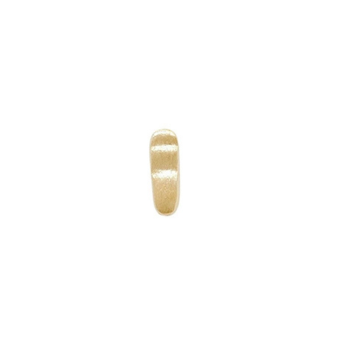 Ripple Gold Bar Threaded Flat Back Earring