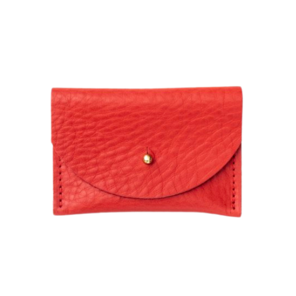 Tomato Leather Cardholder