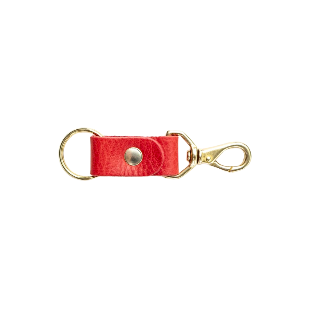 Tomato Leather Keychain