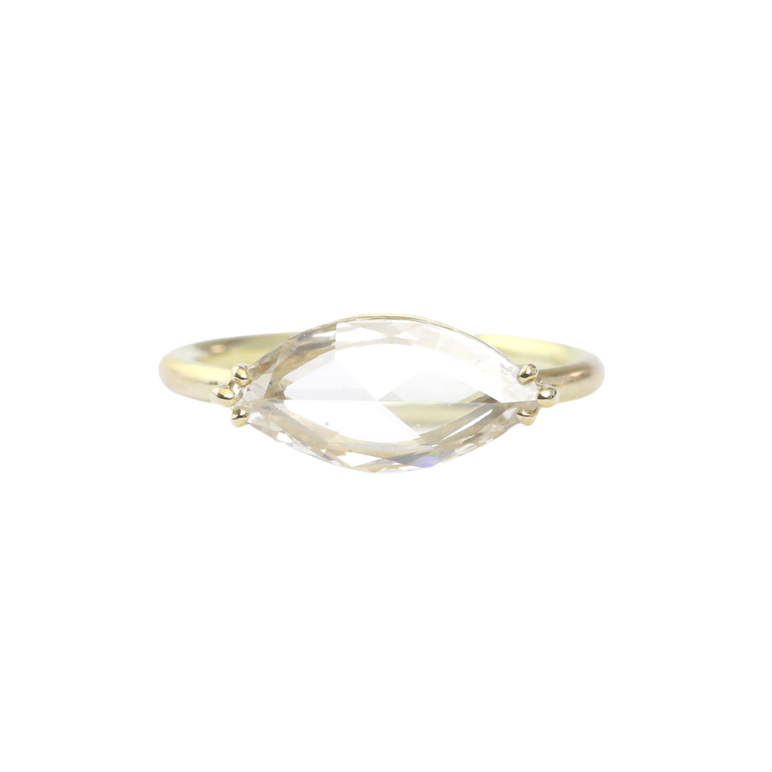 Marquise Rose Cut Diamond Solitaire — Commitment, Curated