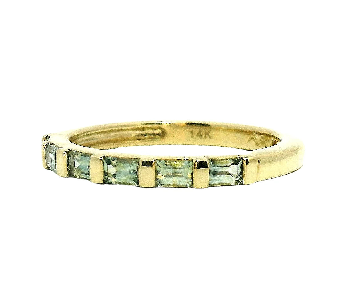 Foliose Baguette Ring — Commitment, Curated