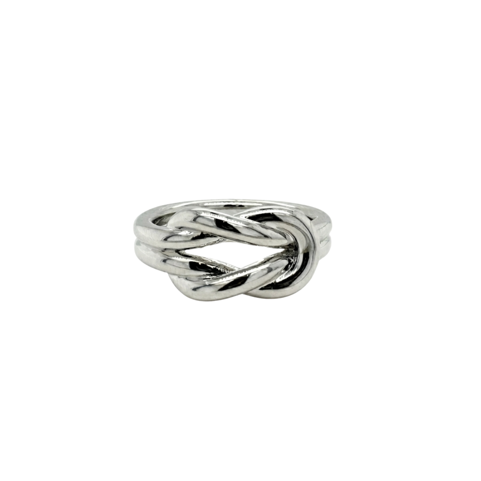 Silver Infinity Scarf Ring