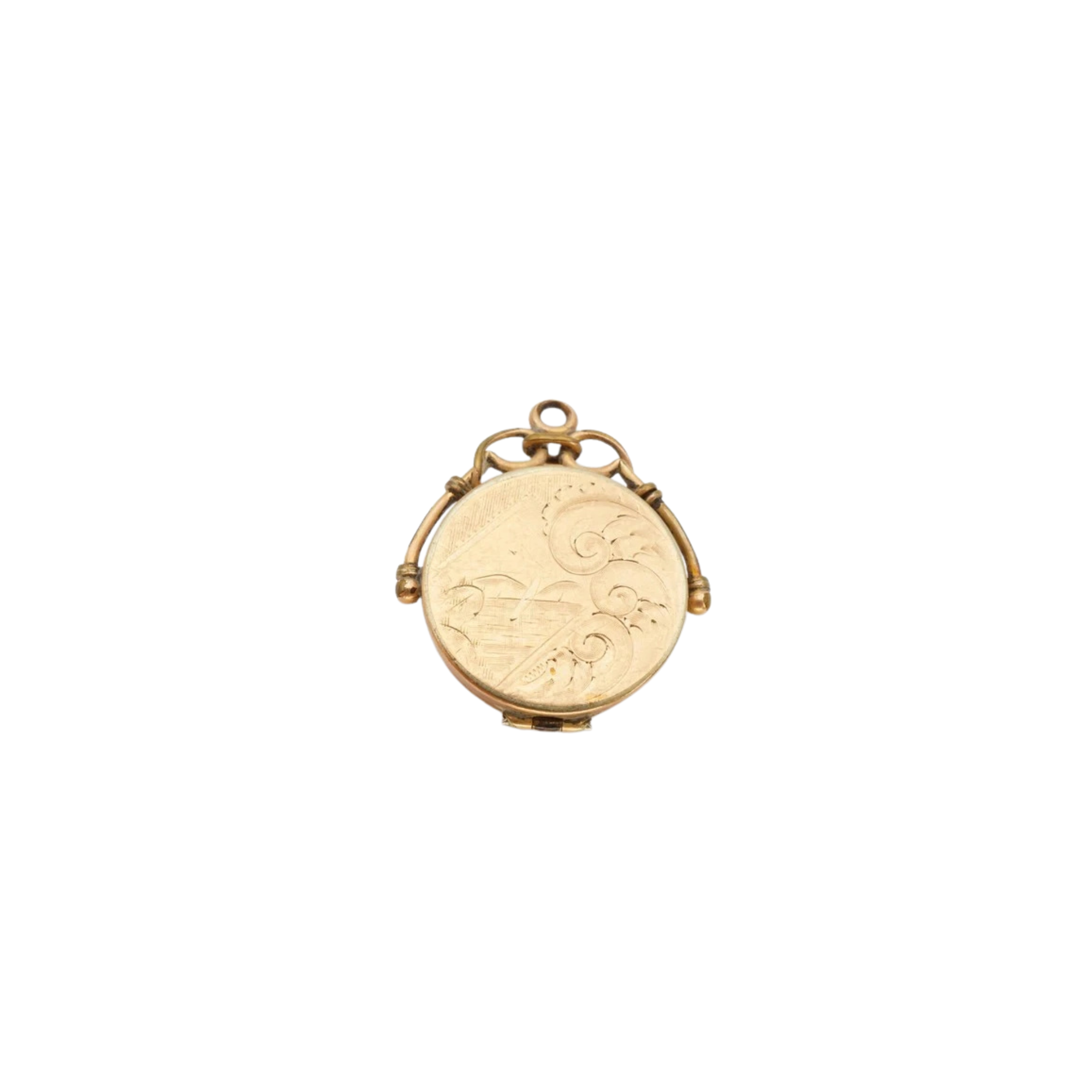 Vintage Gold Filled Engraved Locket