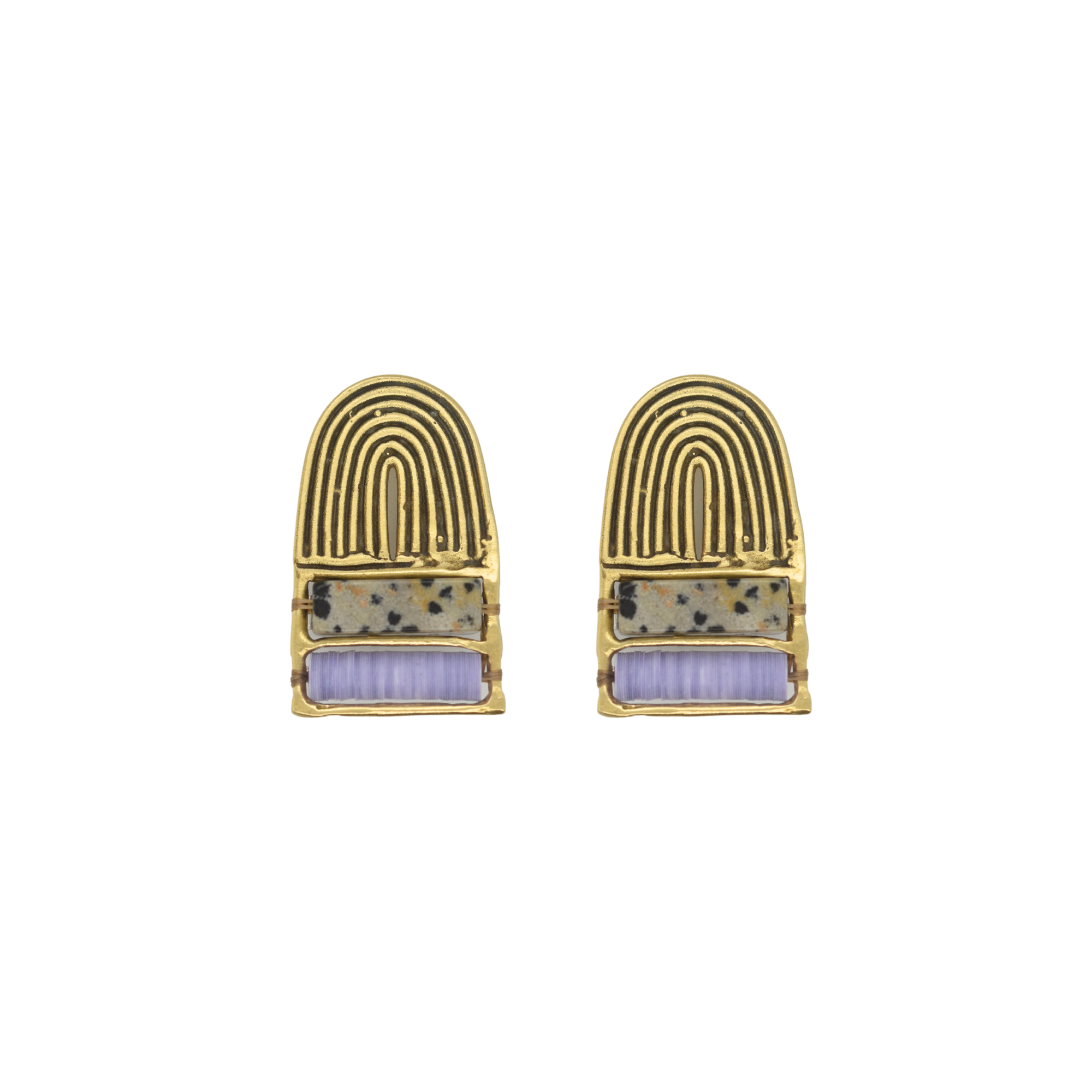 Kora Studs - Lavender