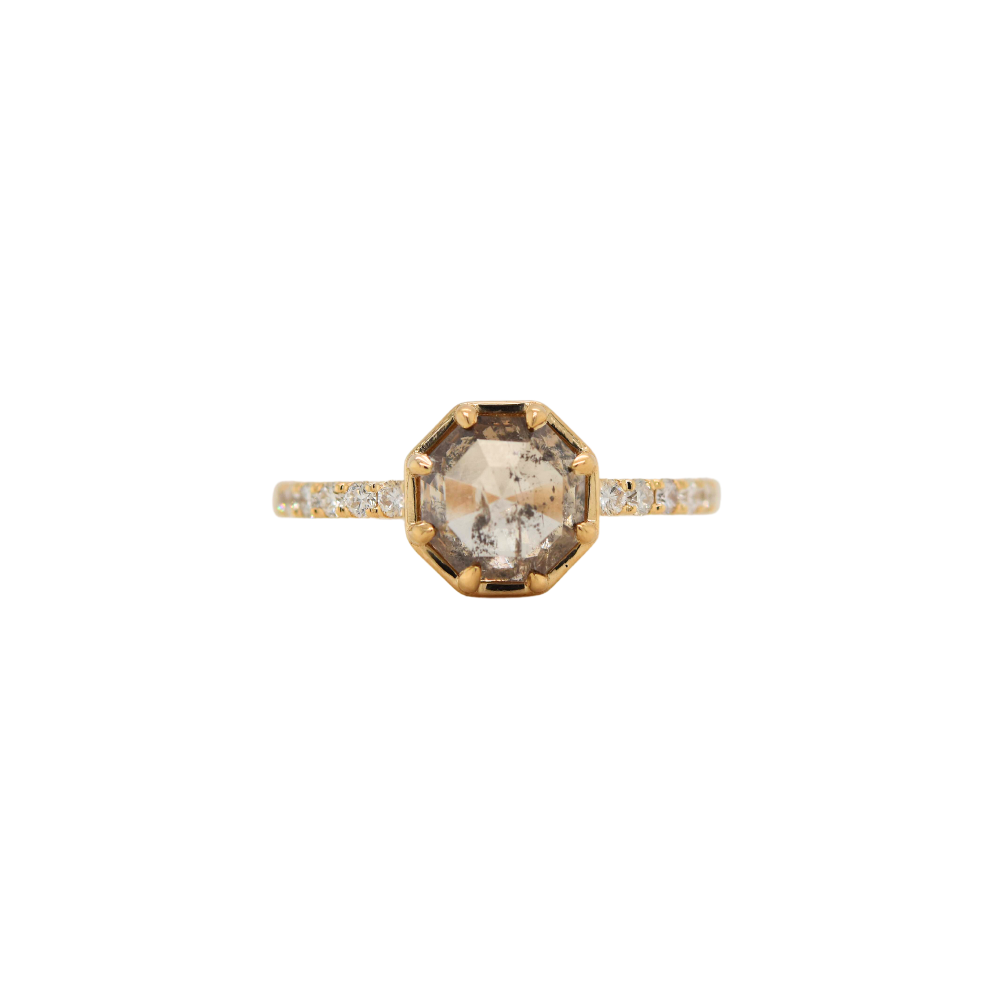 Shelter Anniversary Collection: One Of A Kind Champagne Diamond Ring