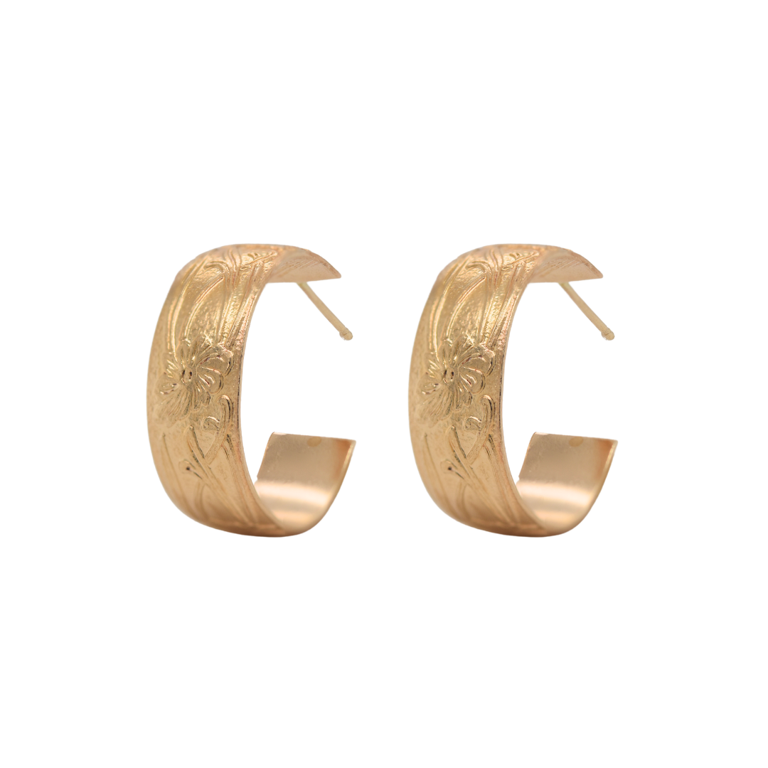 Petite Florence Hoop Earrings