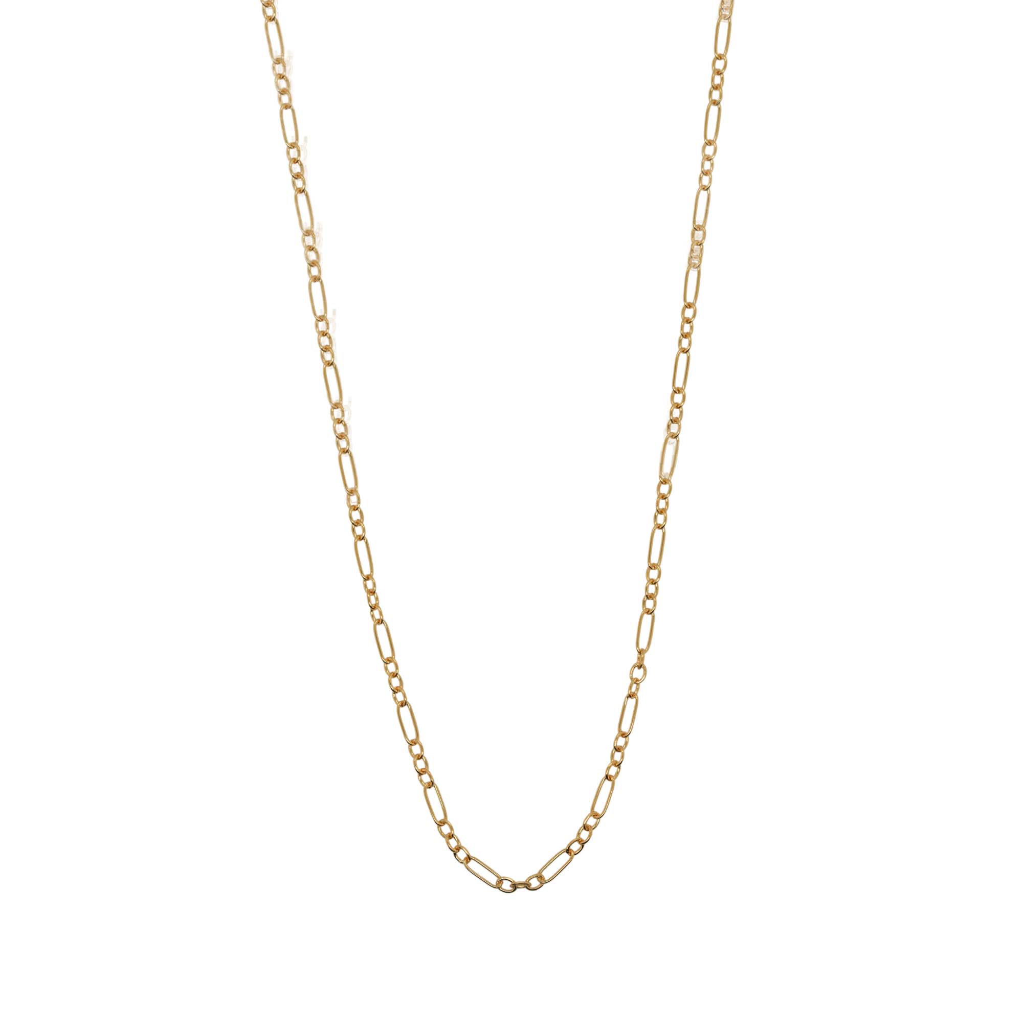 Goldfill 3 + 1 Elongated Oval Link Chain