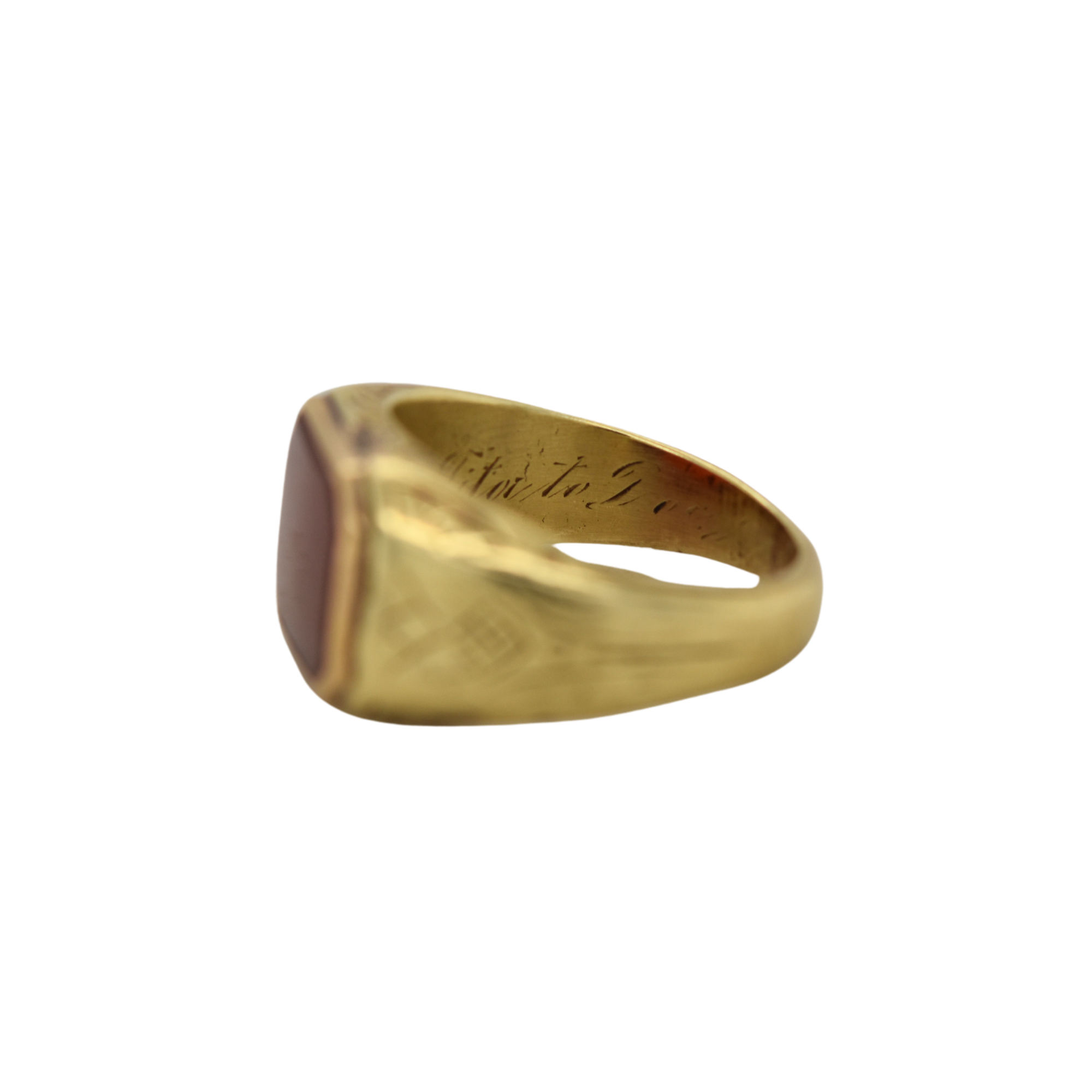 Vintage Carnelian Signet Ring