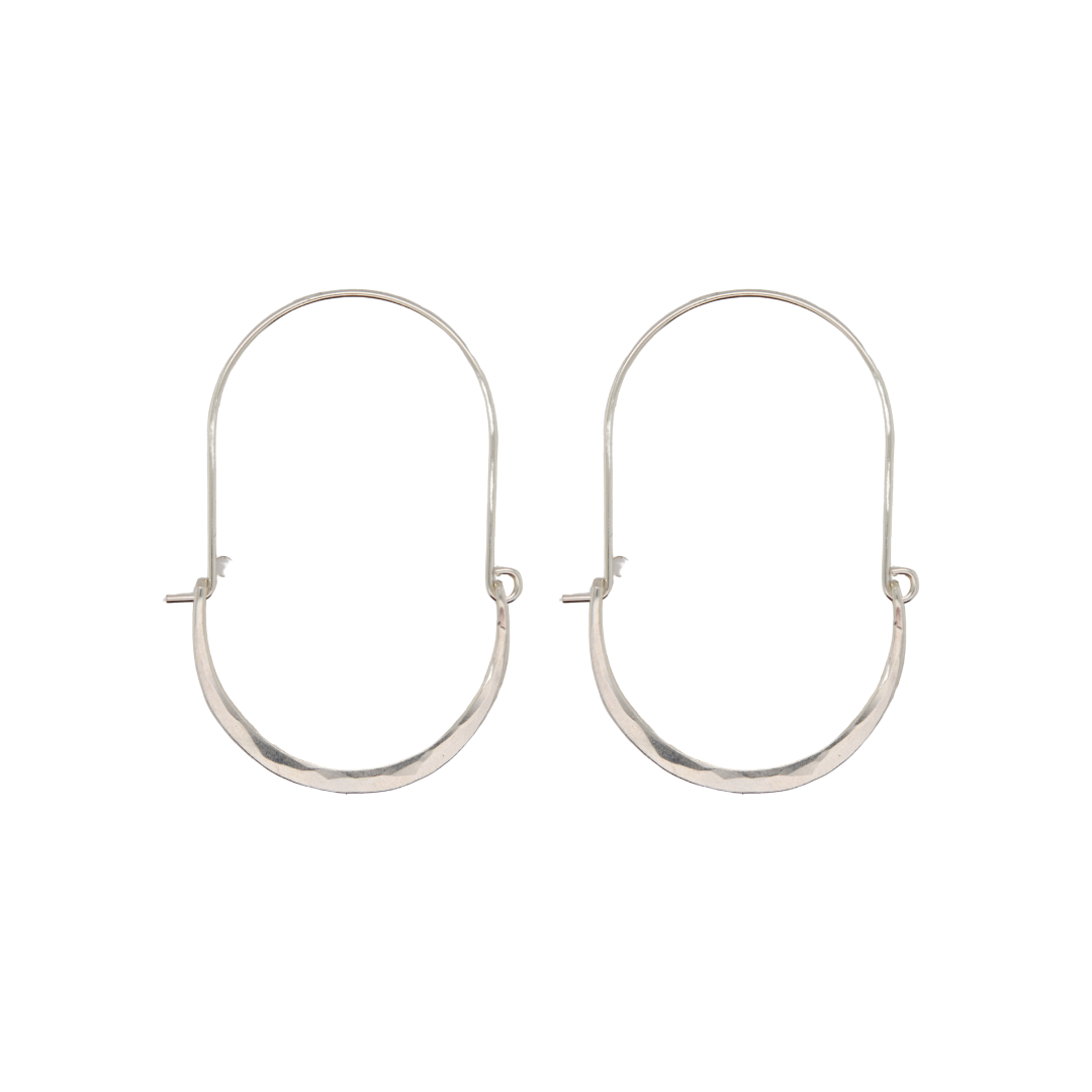 Hammered Paloma Hoops