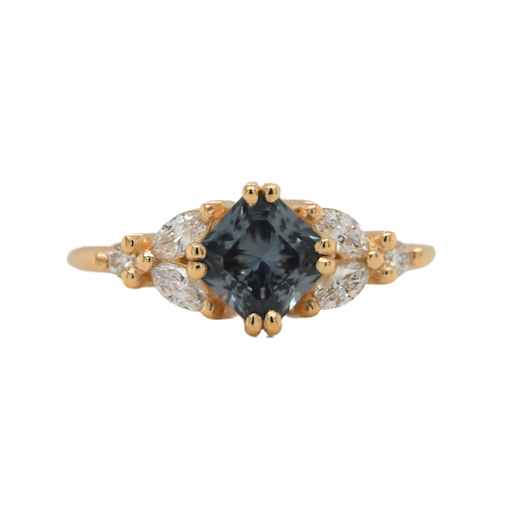 Radiant Sapphire Goldie Ring