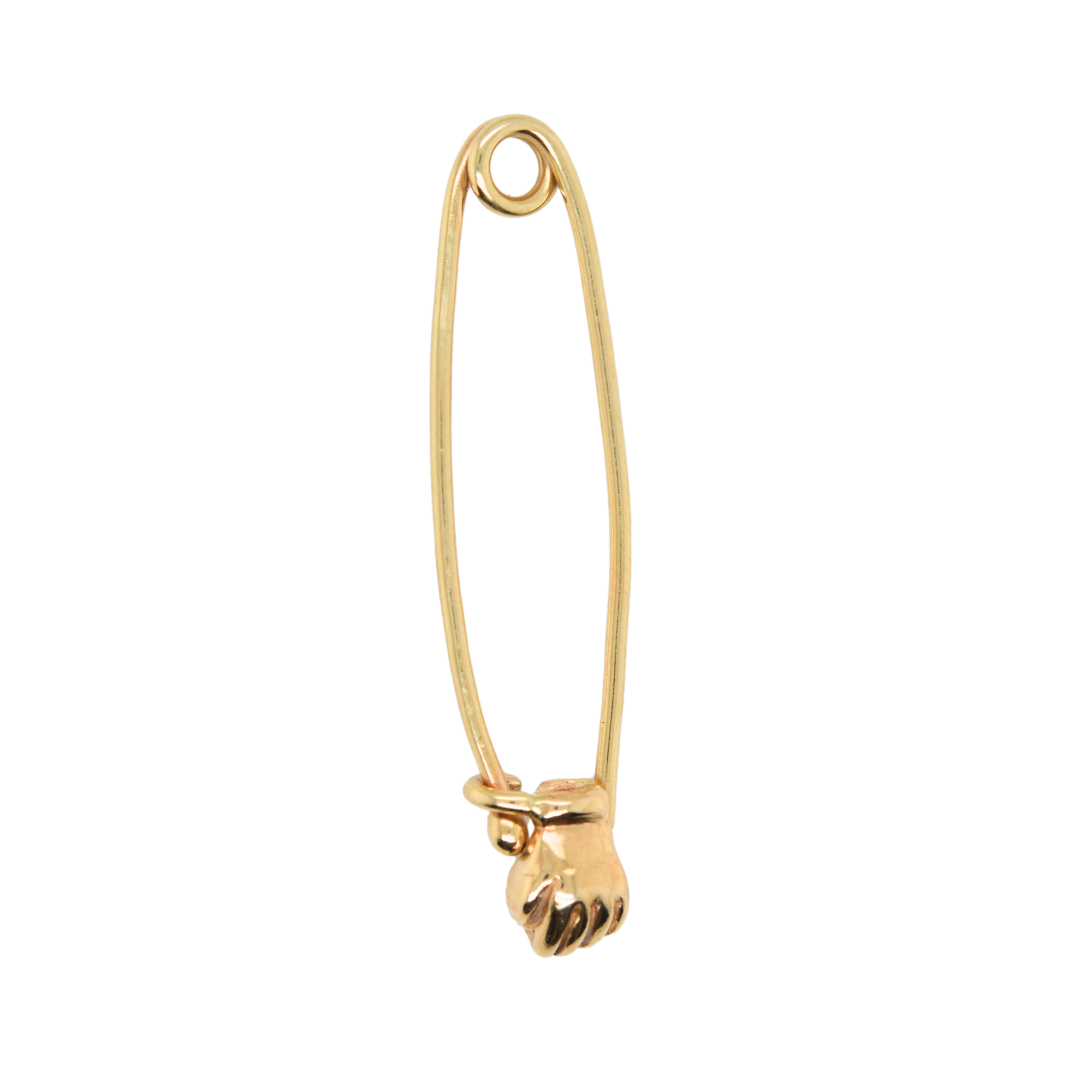 Hand Safety Pin Charm