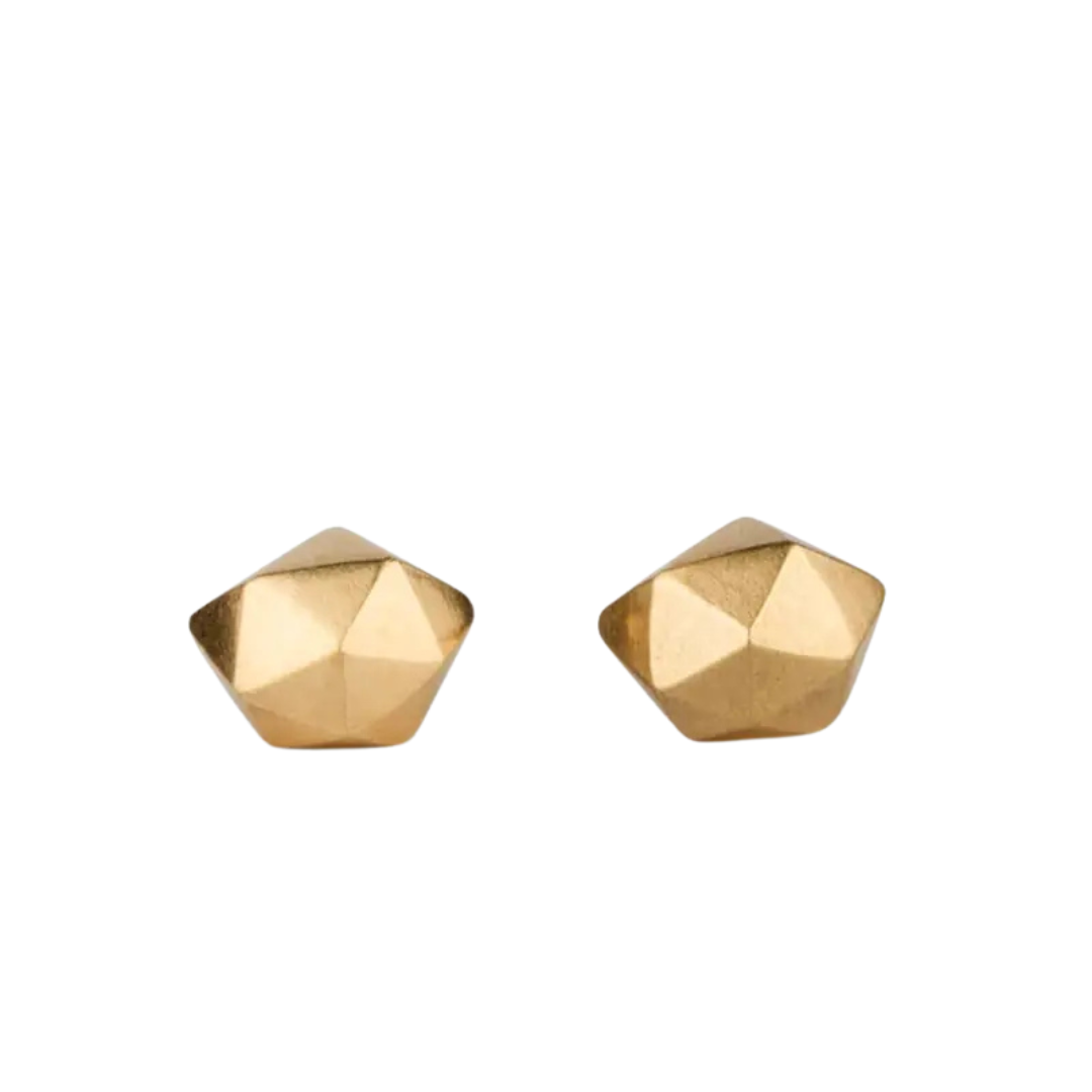 Vermeil Tiny Fragment Stud Earring