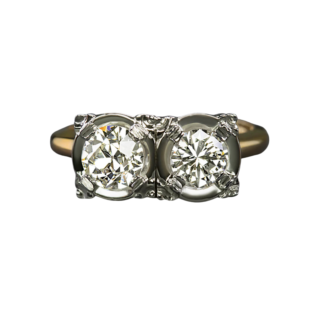 Vintage Toi-et-Moi Ring