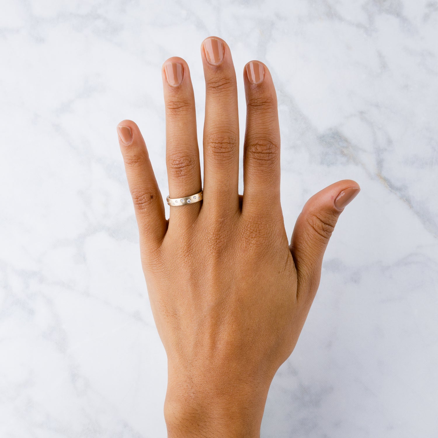 Tioga Gold + Scattered Diamond Band — Commitment, Curated