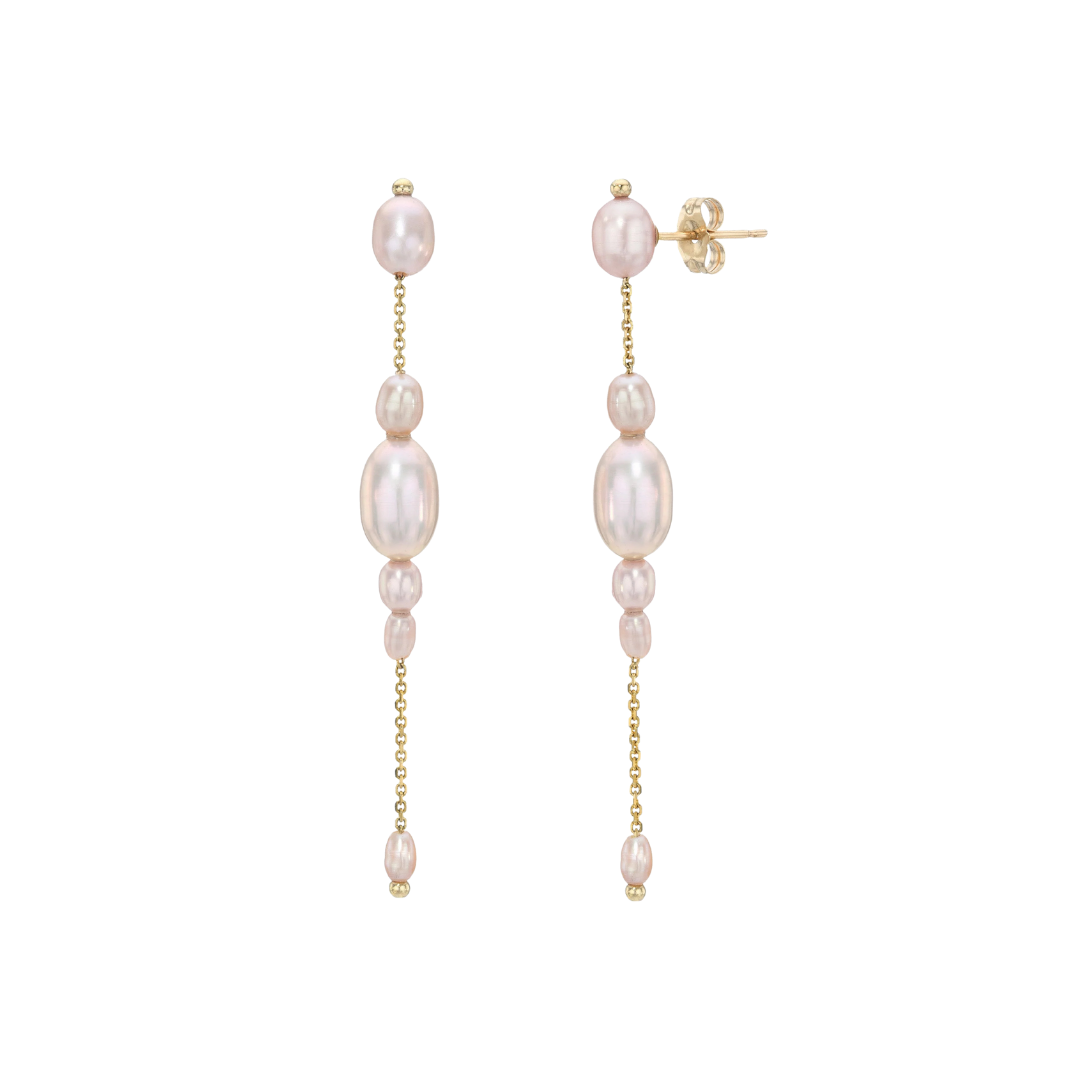 Palazzo Earrings - Pink — Wedding Day Edit