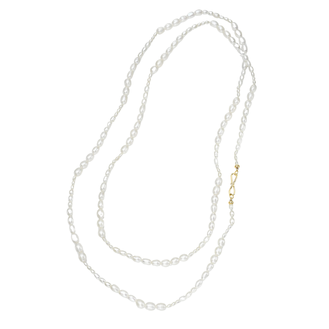 Dario Opera Necklace - White — Wedding Day Edit