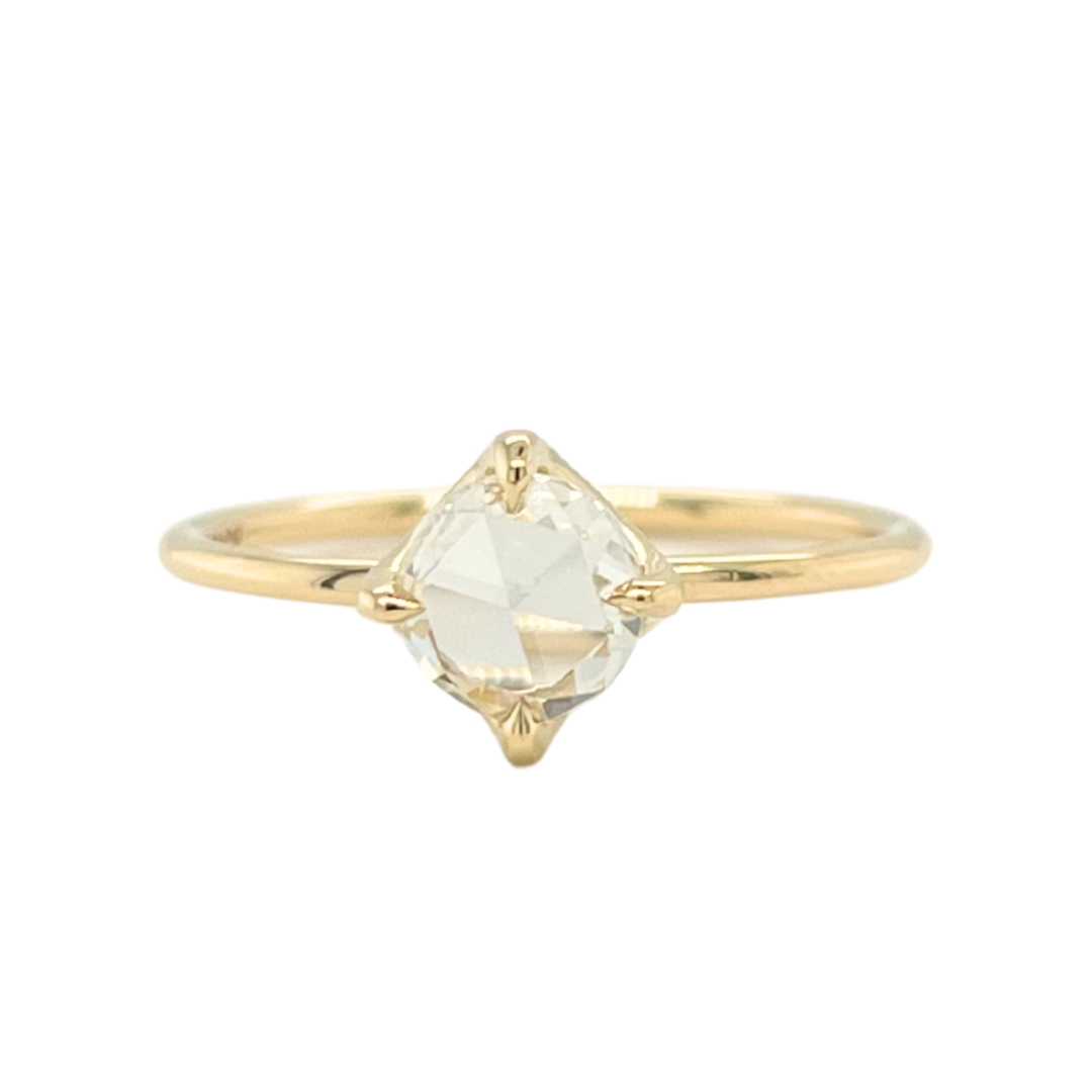 Rose Cut Solitaire Ring — Commitment, Curated