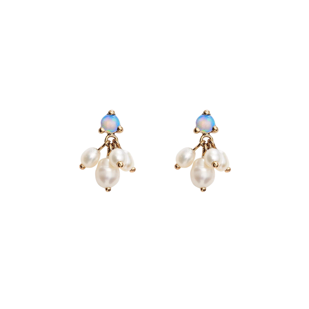 Opal + Pearl Cloudburst Earrings