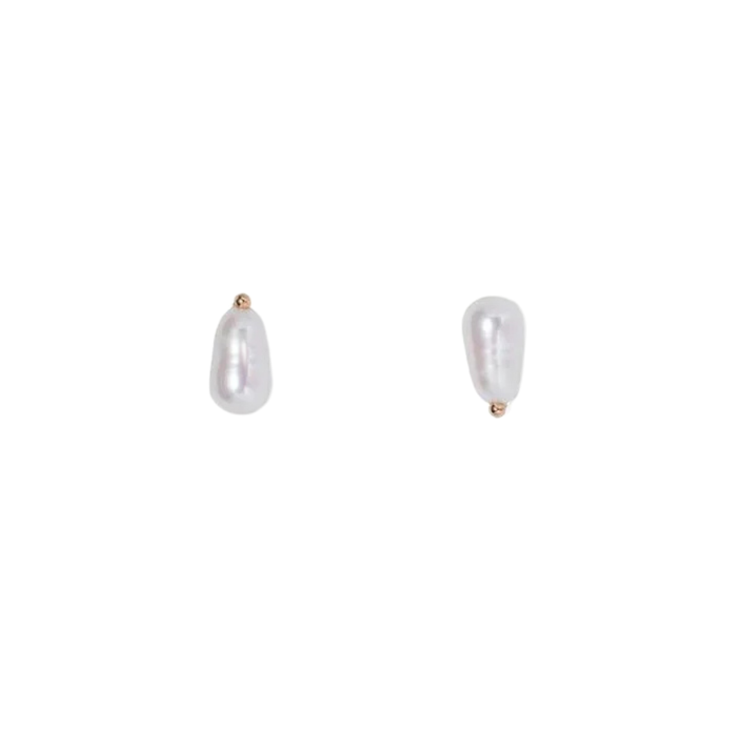 Irregular Pearl Earrings