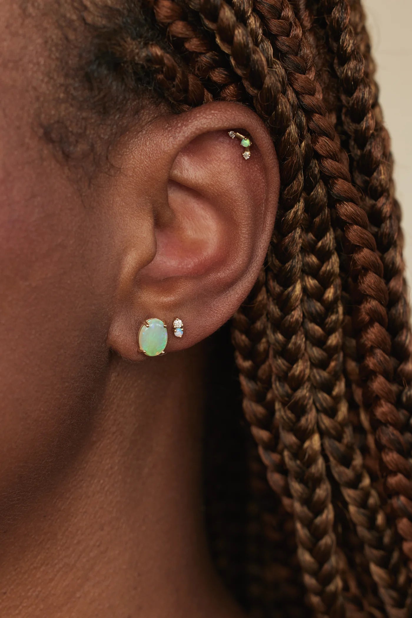 XL Opal Studs