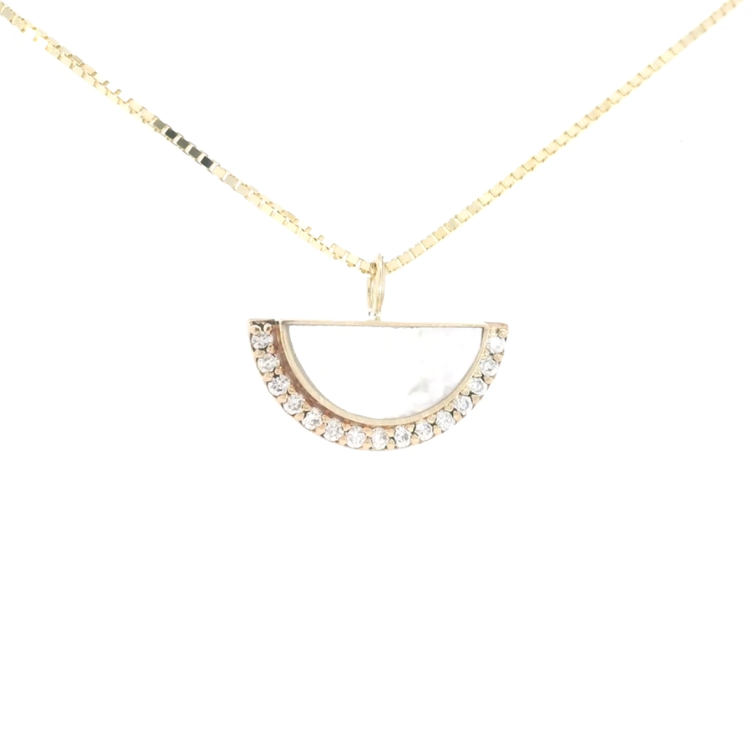 Mother of Pearl Alba Pendant  — Young in the Mountains Residency