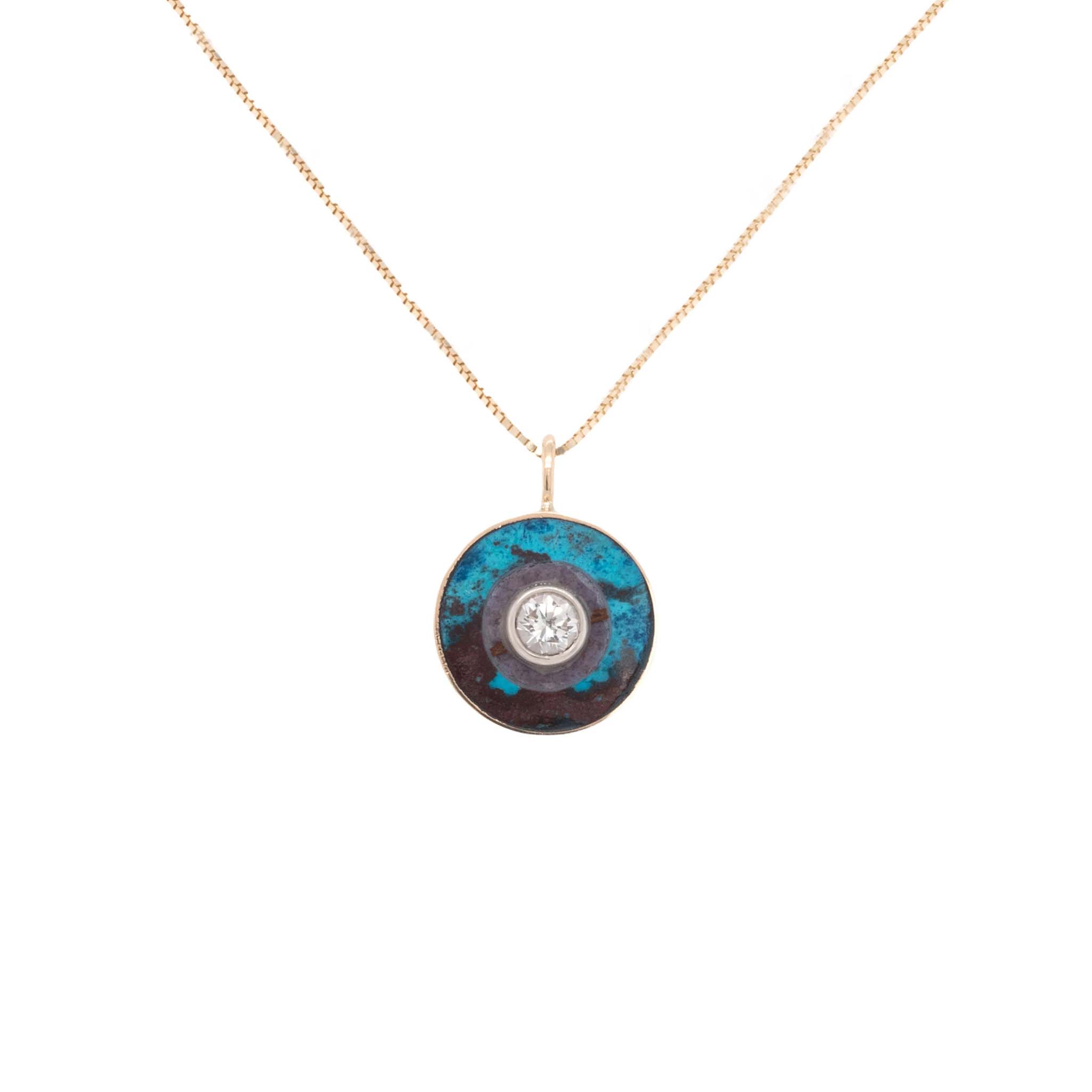 Dione Bullseye Necklace — Young in the Mountains Trunk Show
