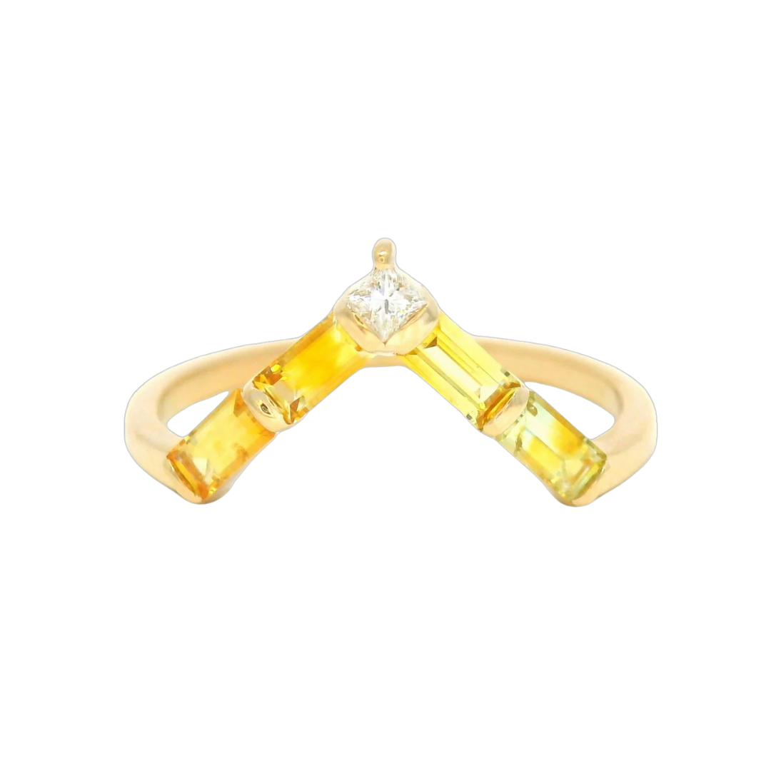 Alma Baguette Ring No. 2 — Commitment, Curated