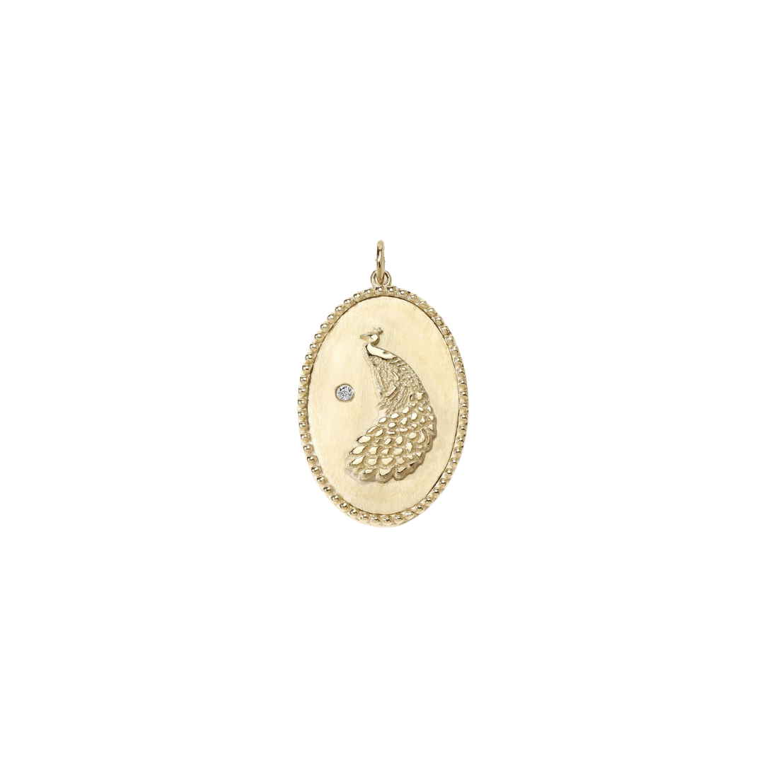 Peacock Token - Zahava Heirlooms Trunk Show