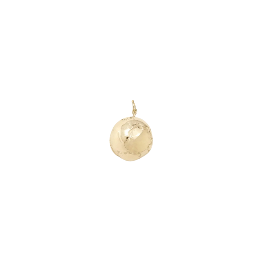 Mini Gold Atlas Charm - Zahava Heirlooms Trunk Show